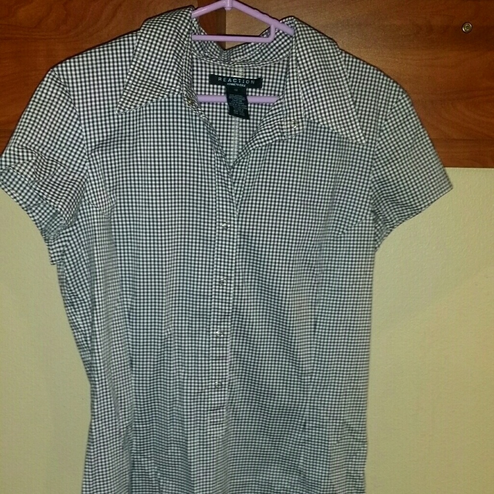 Kenneth Cole Reaction Gingham Dress Sz.12